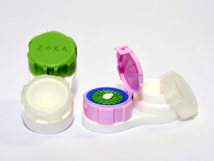 Contact Lens Holder and Cleaner – Polypropylene